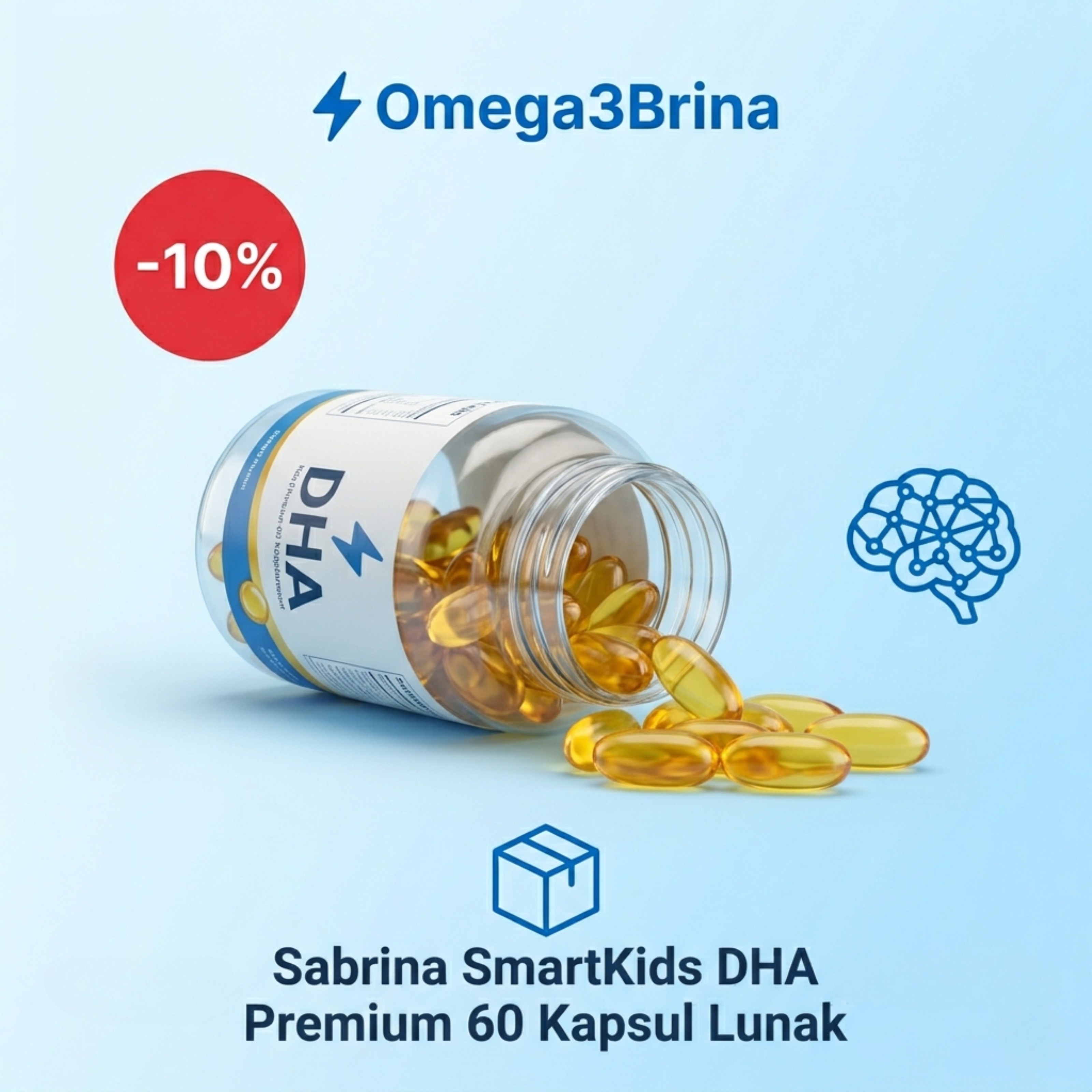 Sabrina SmartKids DHA Premium 60 Kapsul Lunak