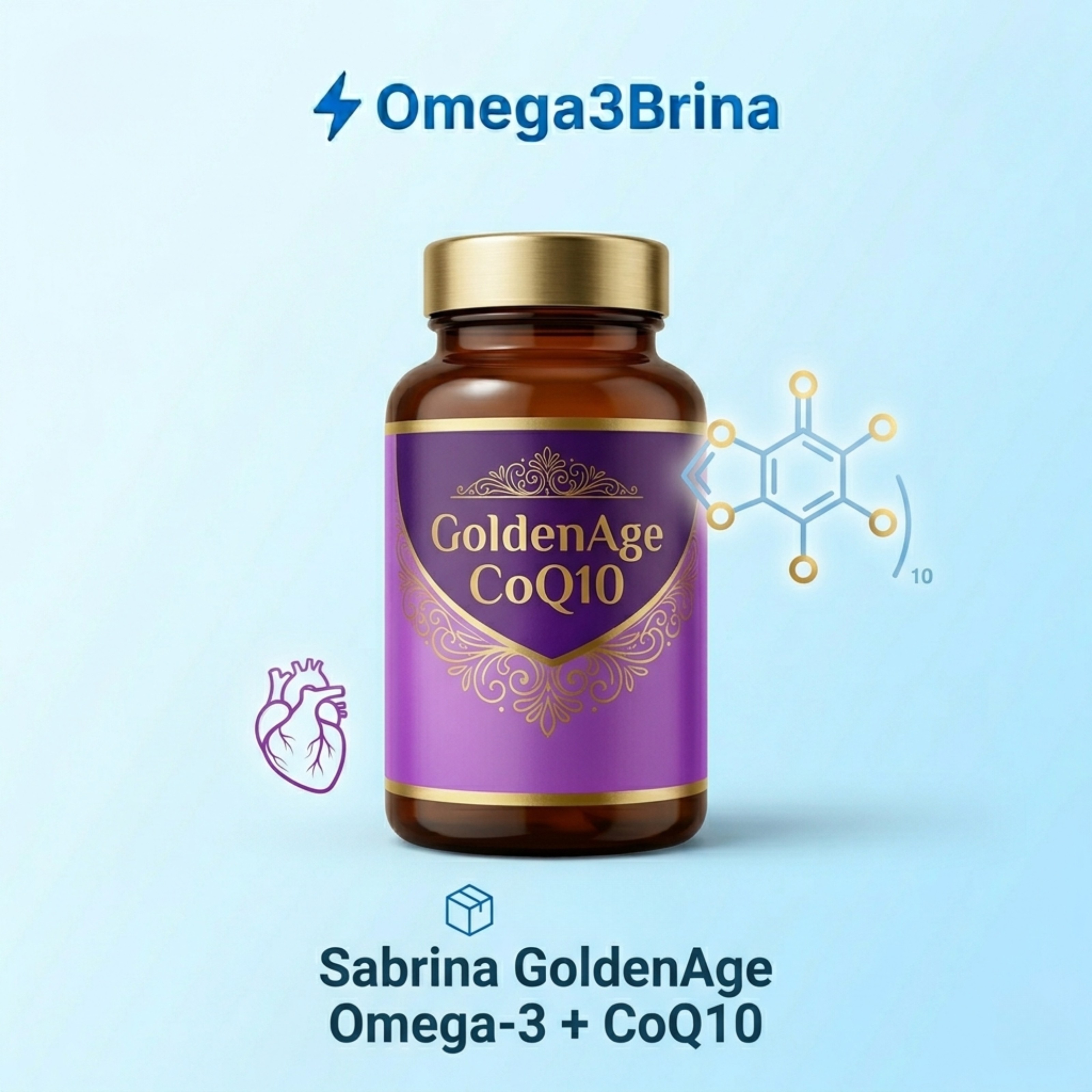 Sabrina GoldenAge Omega-3 + CoQ10