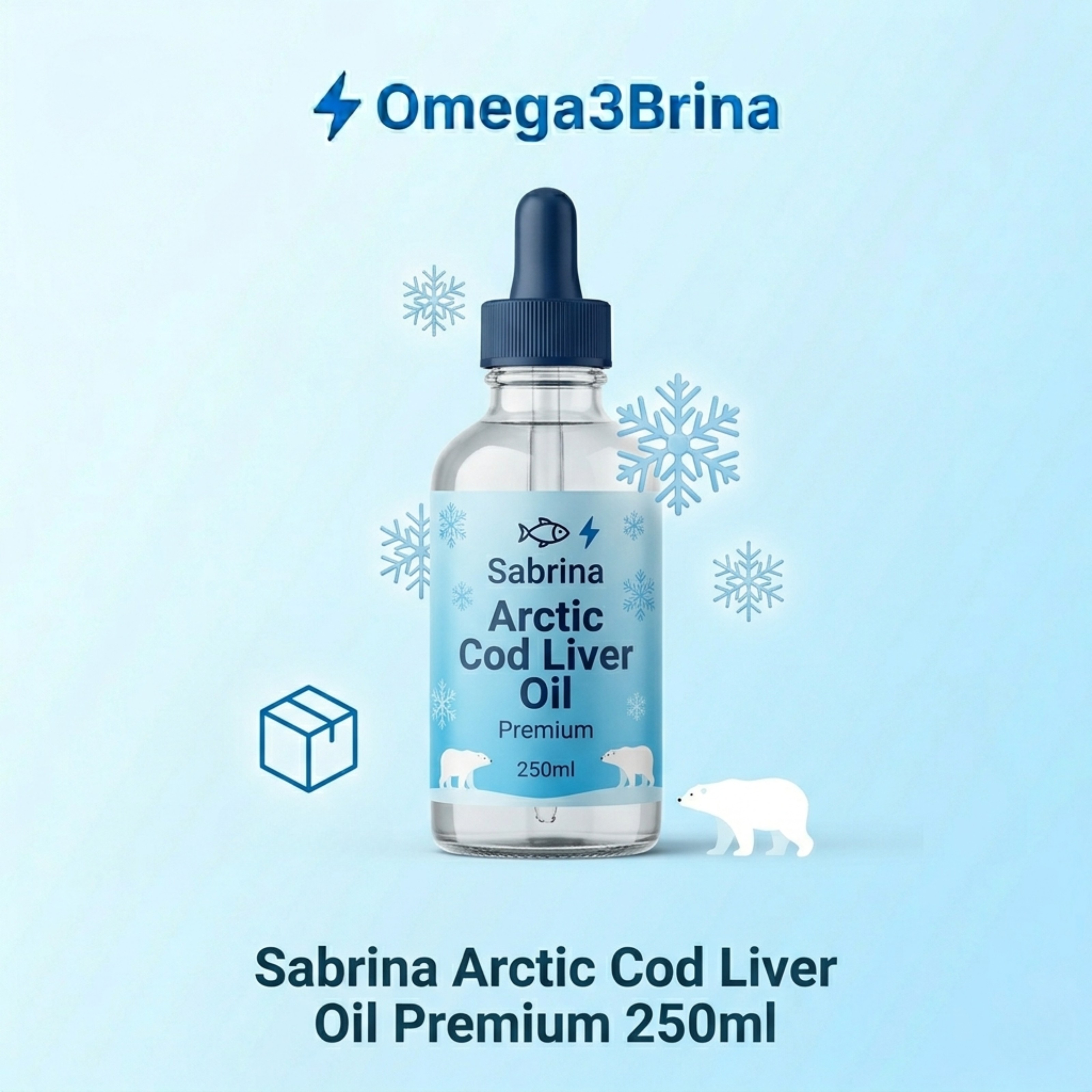 Sabrina Arctic Cod Liver Oil Premium 250ml